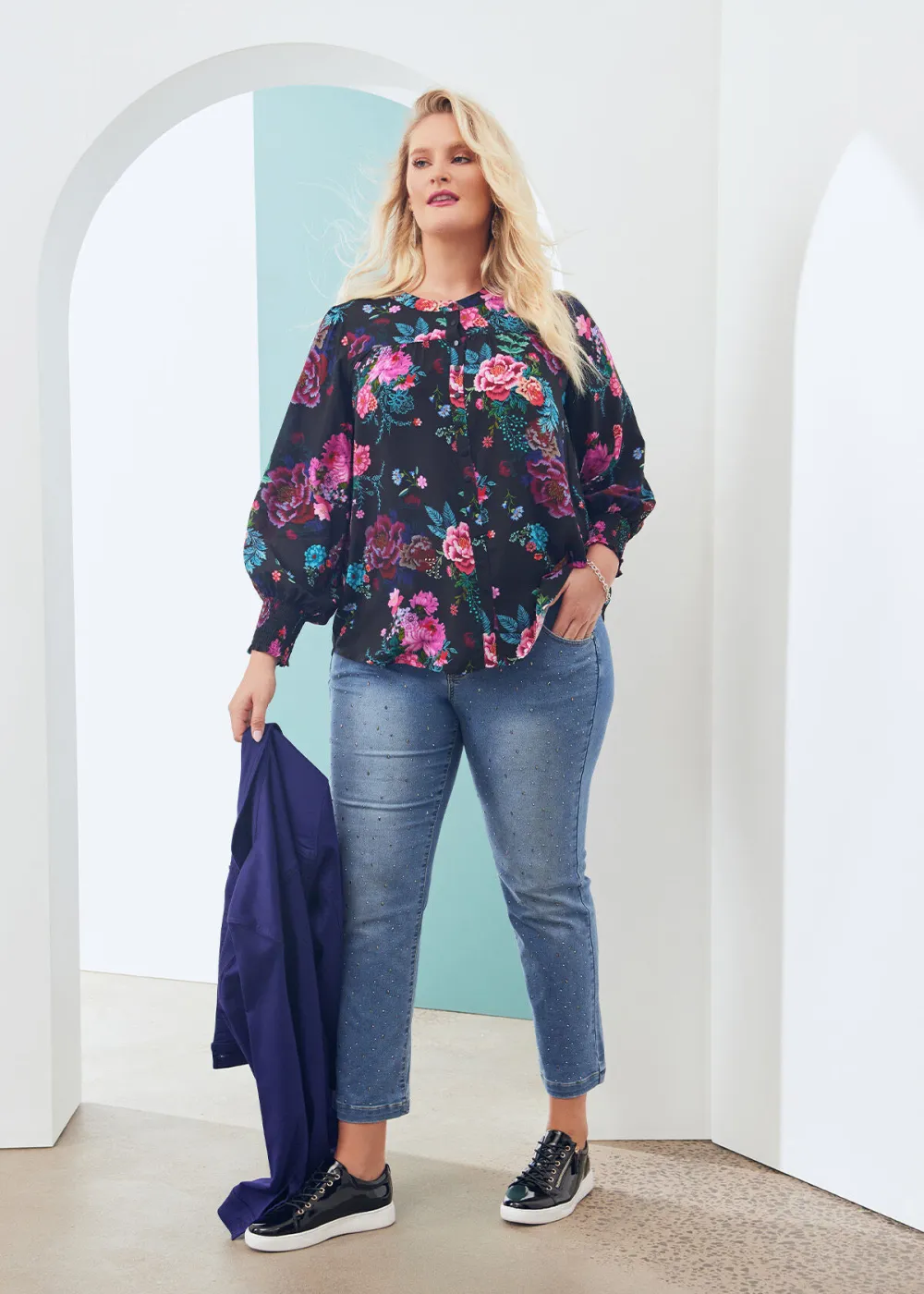 Natural Floral Bouquet Shirt