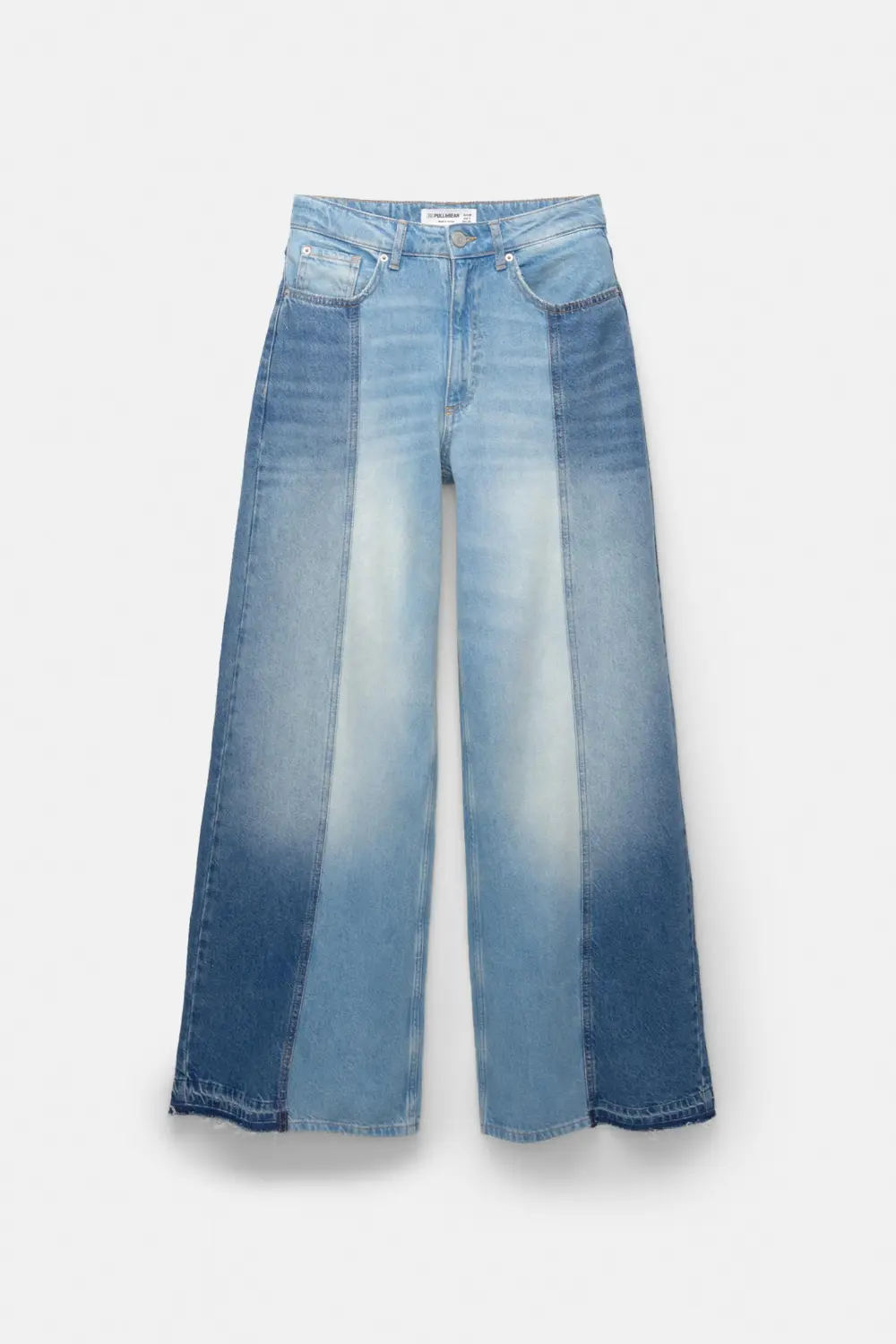 Jeans wide leg patchwork