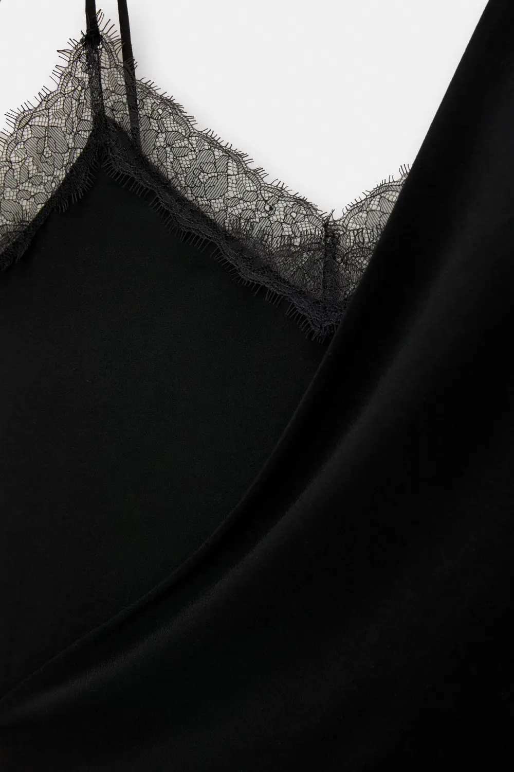 Camisole top with contrast straps