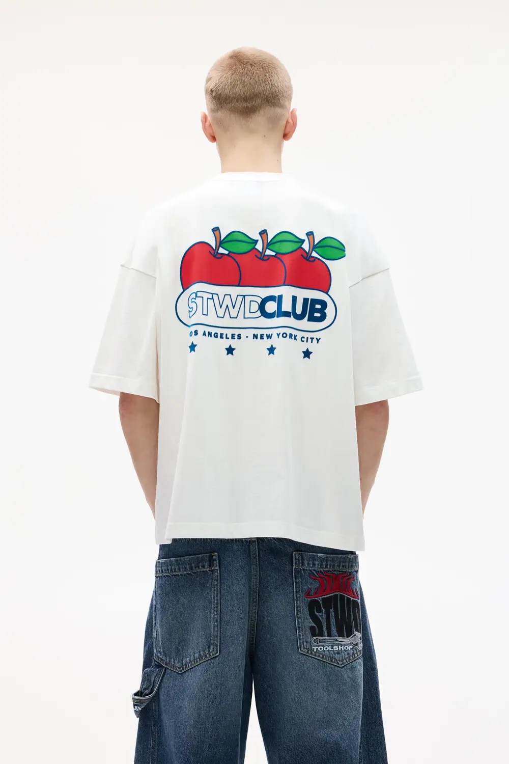 STWD T-shirt with an apple graphic