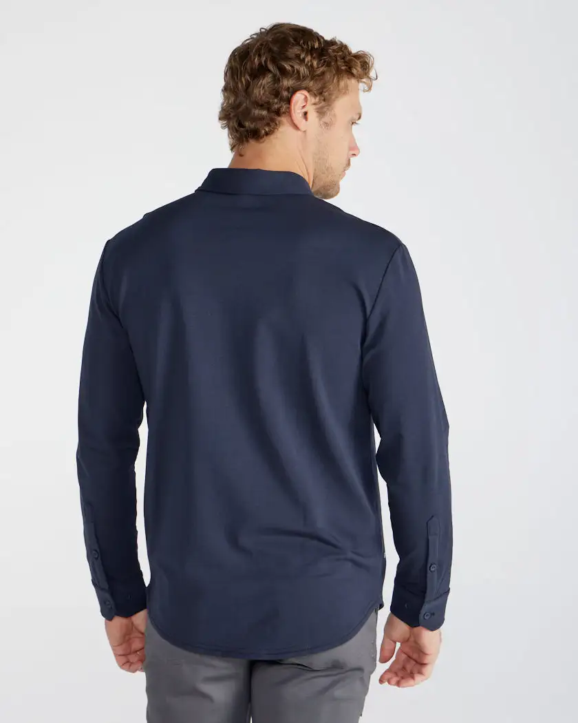 Lux Long Sleeve Button Down