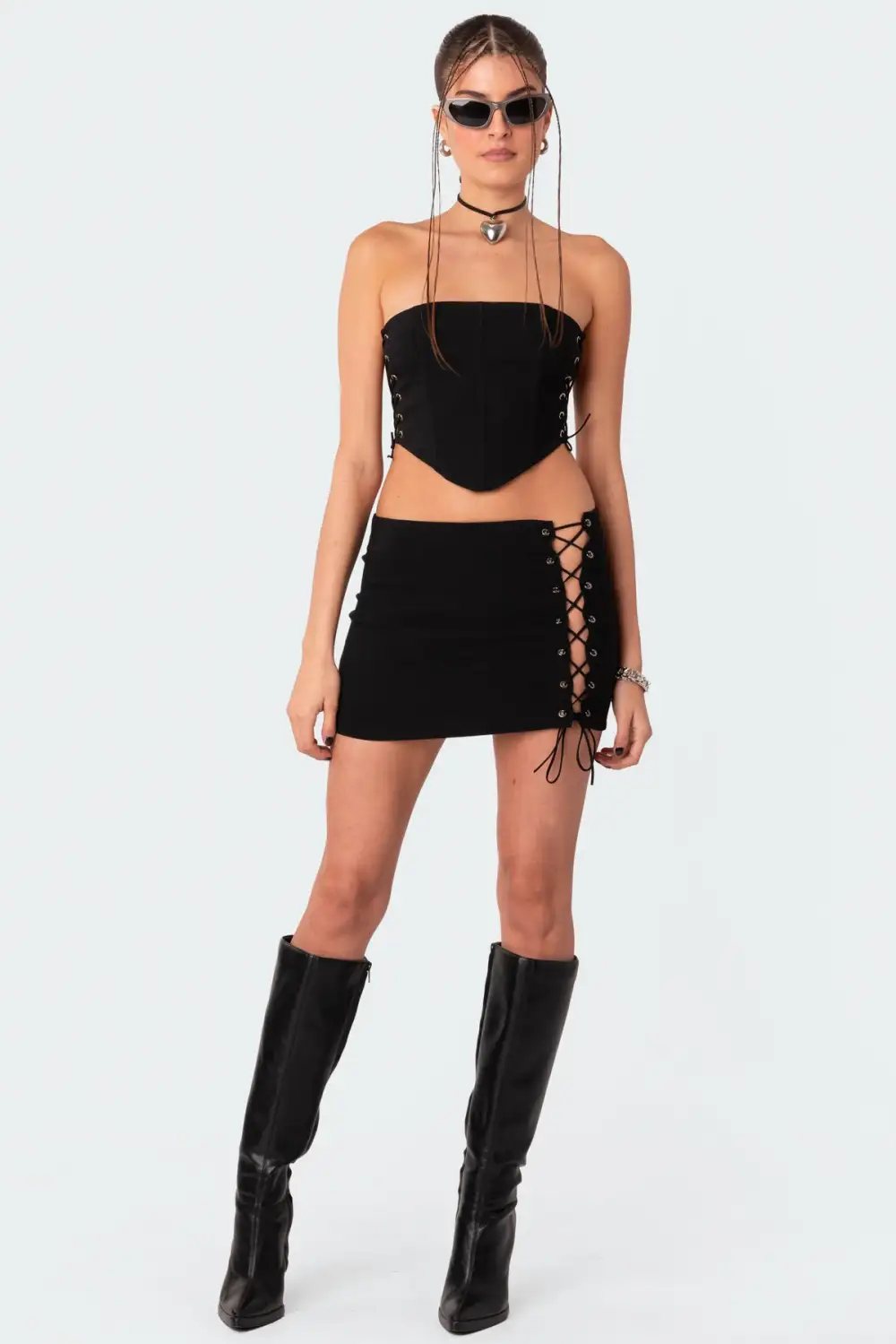 Murphy Side Lace-Up Corset