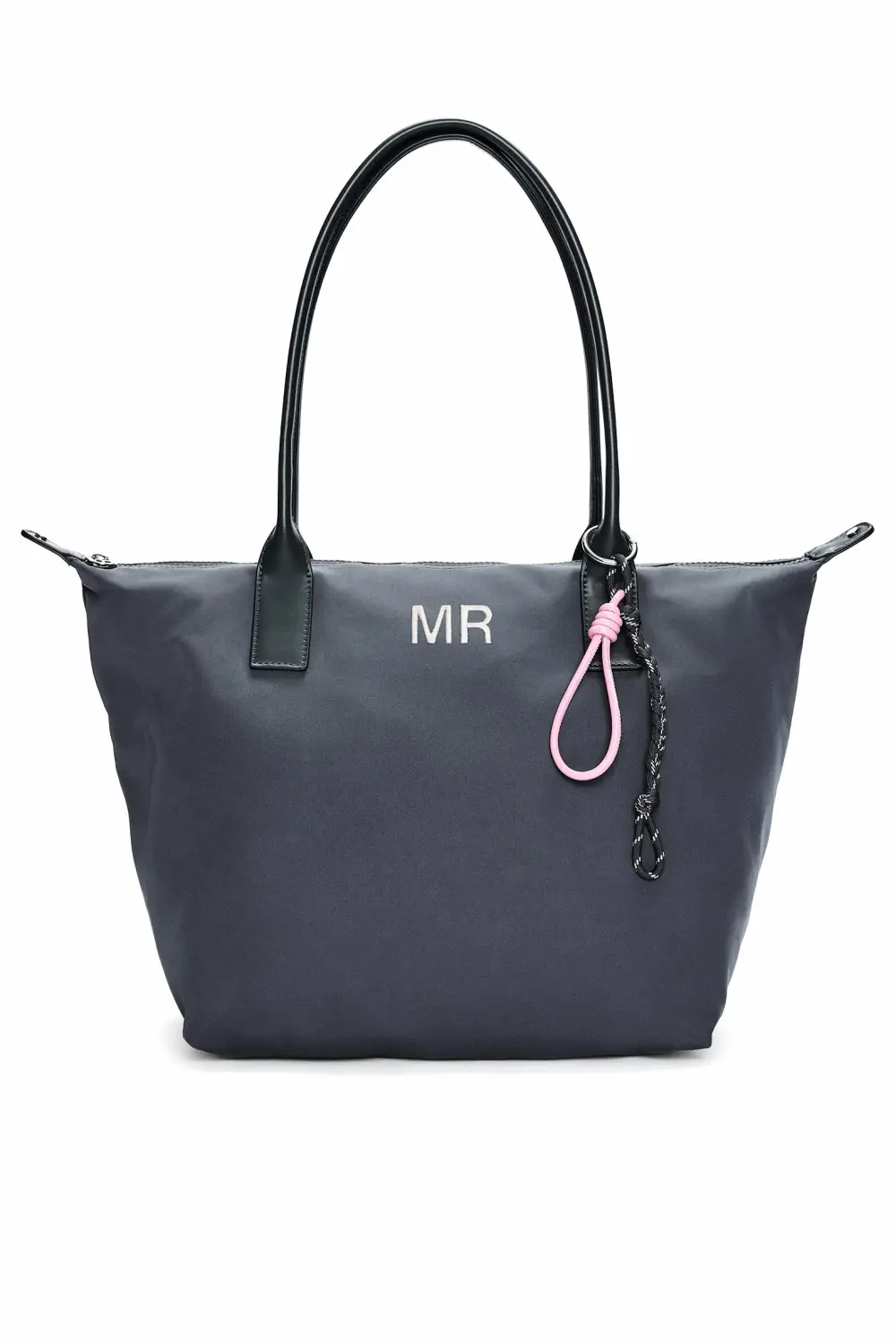 Bolso shopper nylon adorno