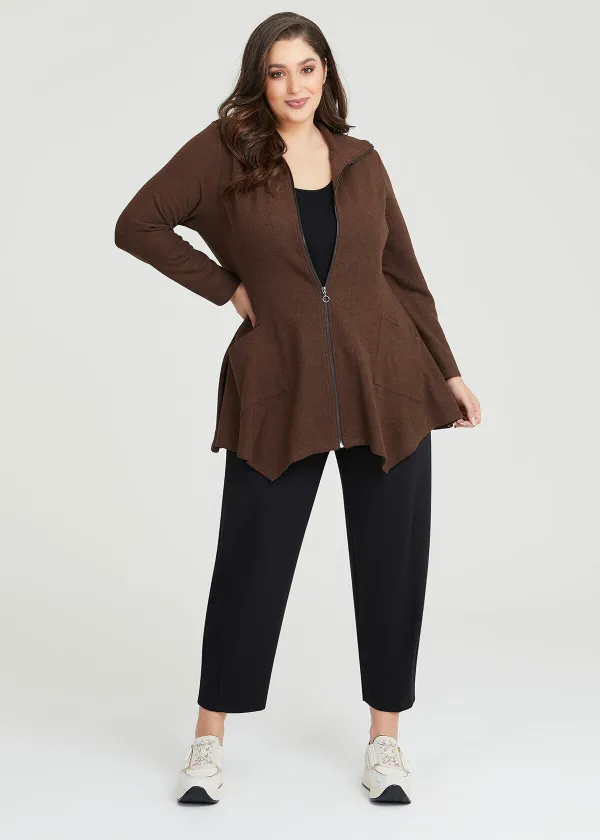 Double Knit Zip Jacket