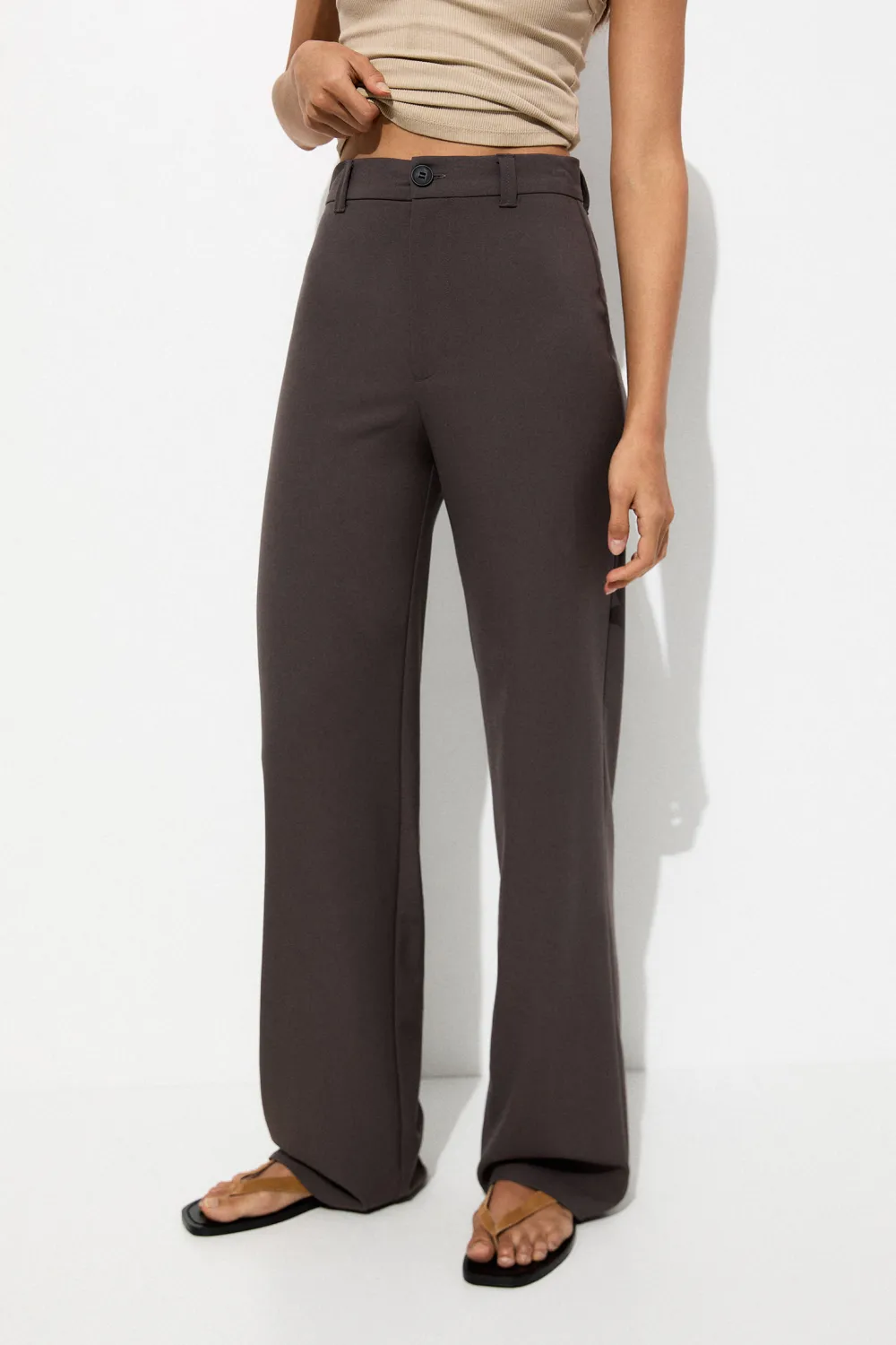 Pantalón de vestir recto