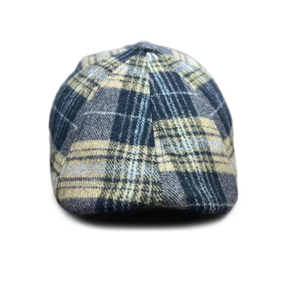 The Bruin Peaky Boston Scally Cap - Gold and Black Plaid