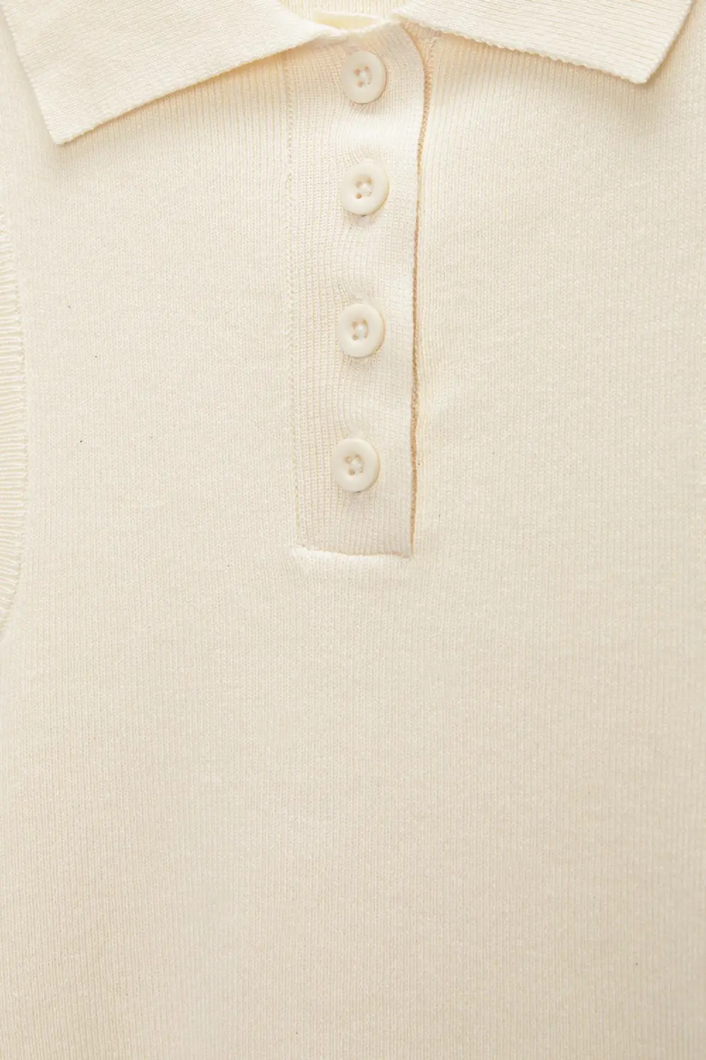 Polo collar top