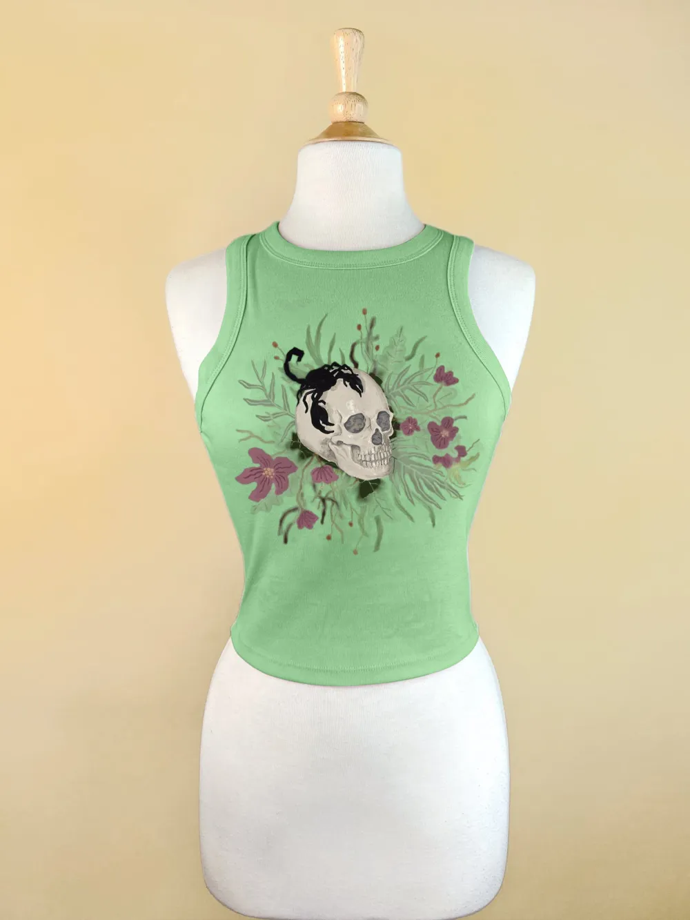 Scorpion And Skull Graphic Vest