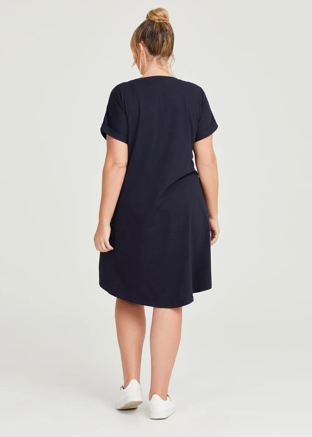 Cotton Star Print Dress