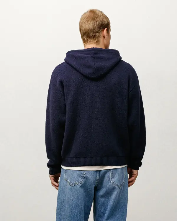 HOODED ZIP SWEATER