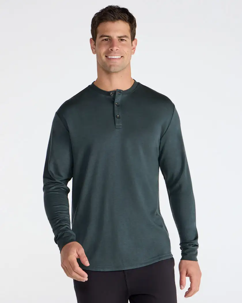 Comfort Wool Long Sleeve Henley