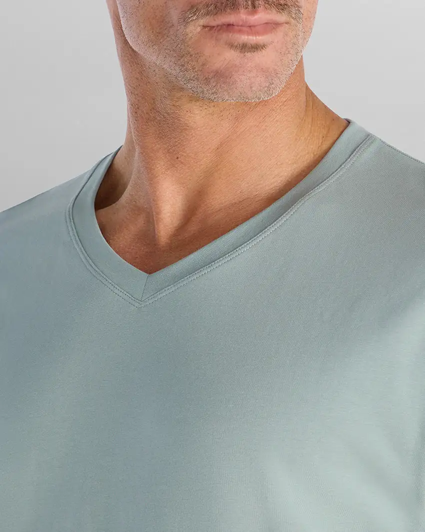 Drop-Cut V-Neck: Lux