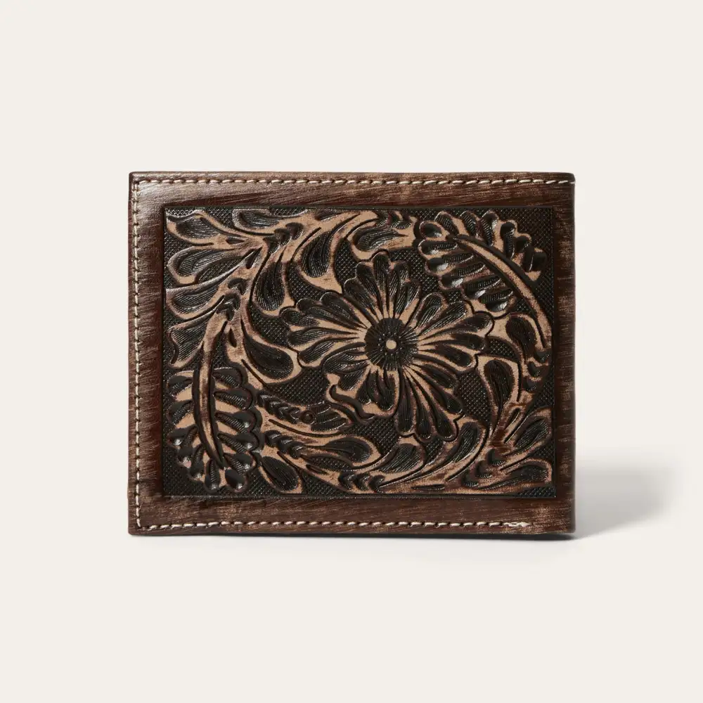Hair-On-Hide Concho Bi-Fold Wallet