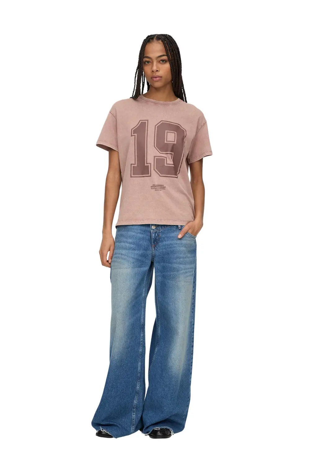Camiseta varsity gráfico número