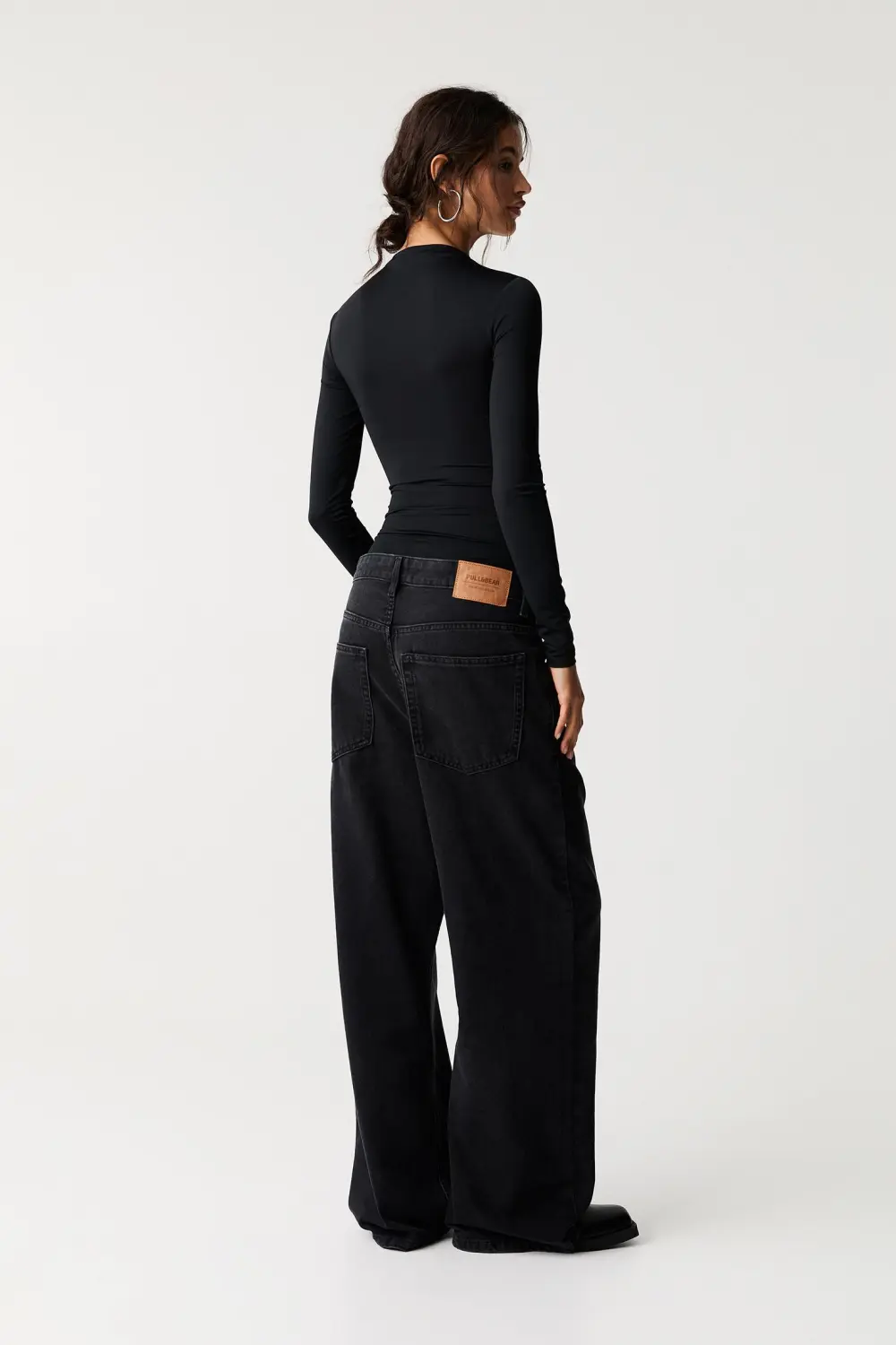 Long sleeve polyamide bodysuit