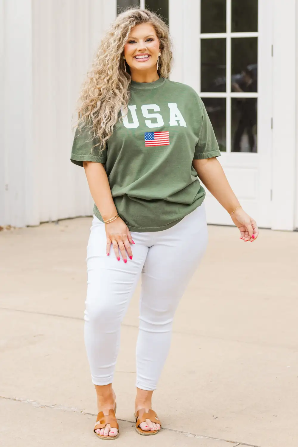 Comfort Colors: True American Spirit Tee, Moss