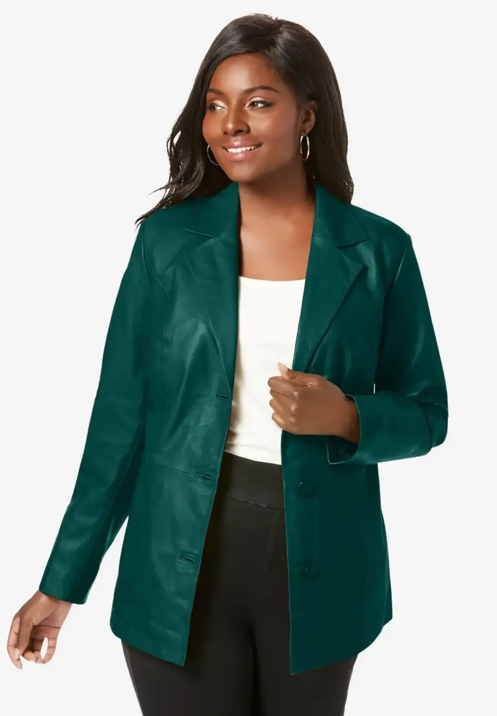 Leather Blazer