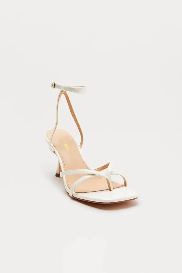 Vance Heeled Sandals - Ivory