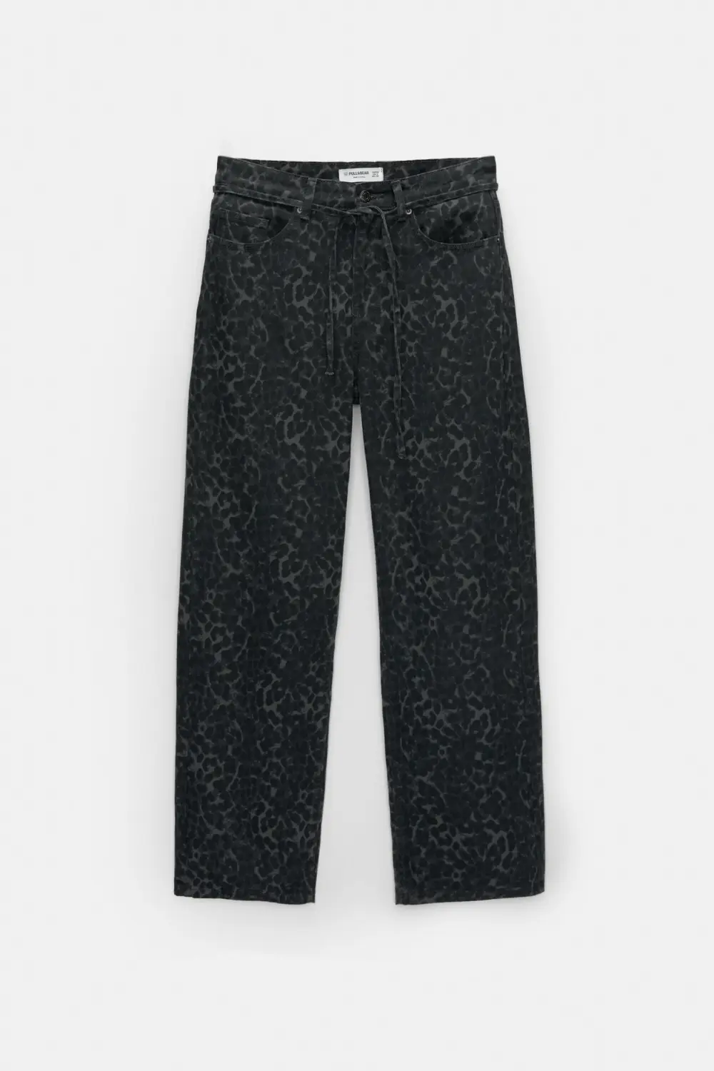 Jeans baggy leopardo