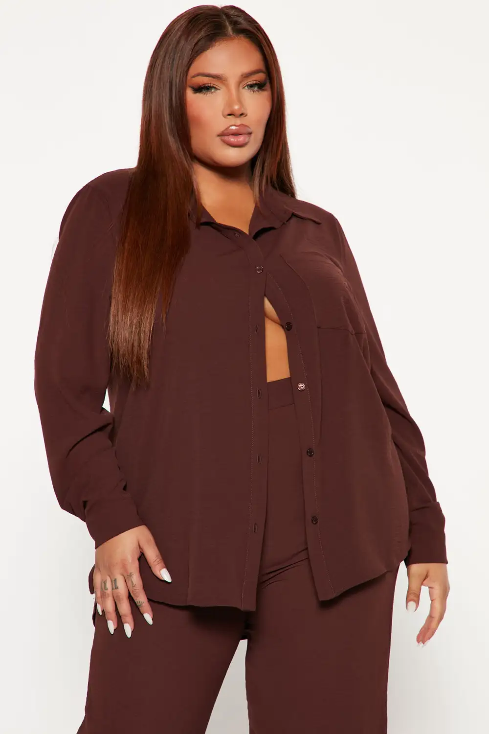 Makenzie Pant Set - Brown