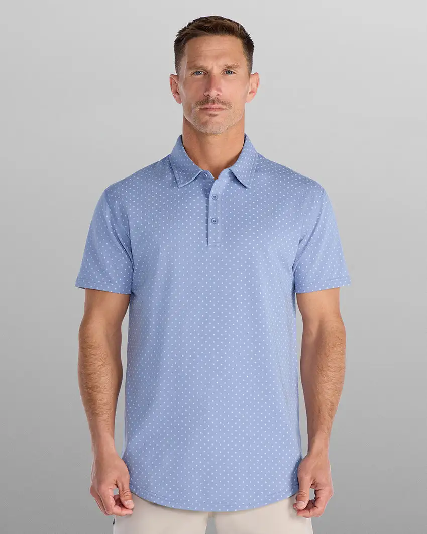 Drop-Cut: Lux Dotted Polo