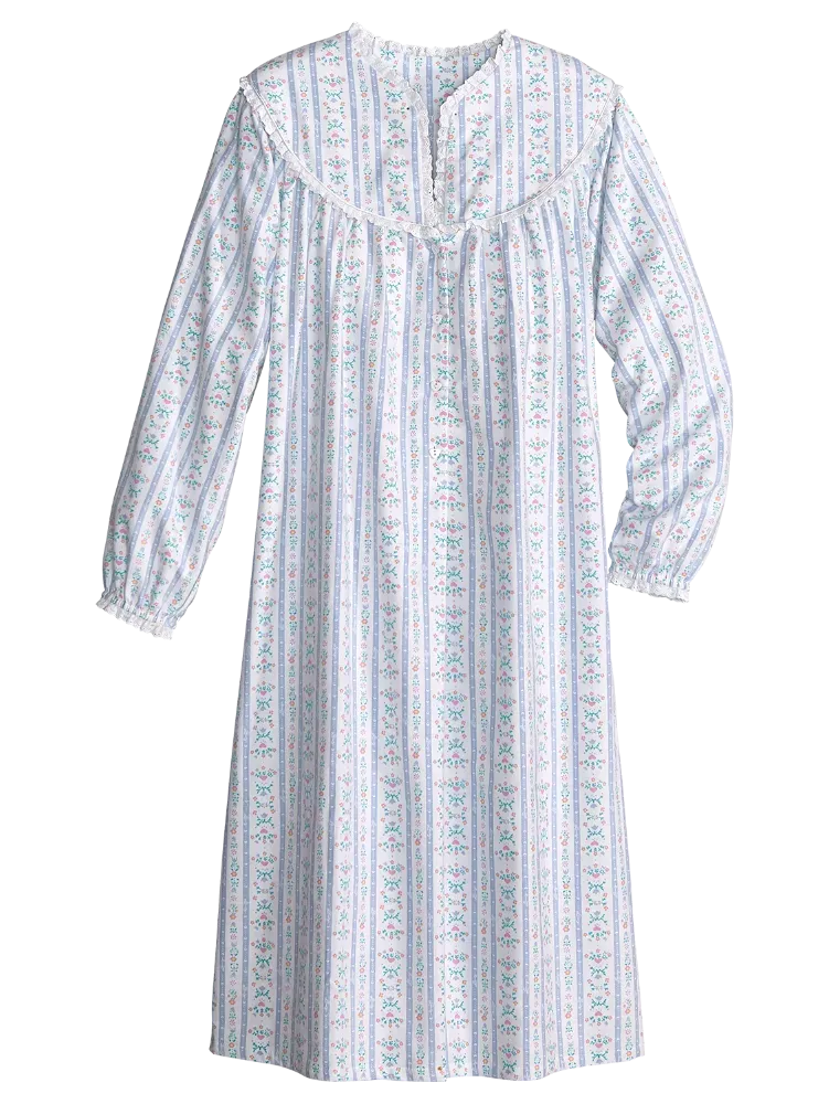 Lanz Tyrolean 44 Inch Flannel Nightgown