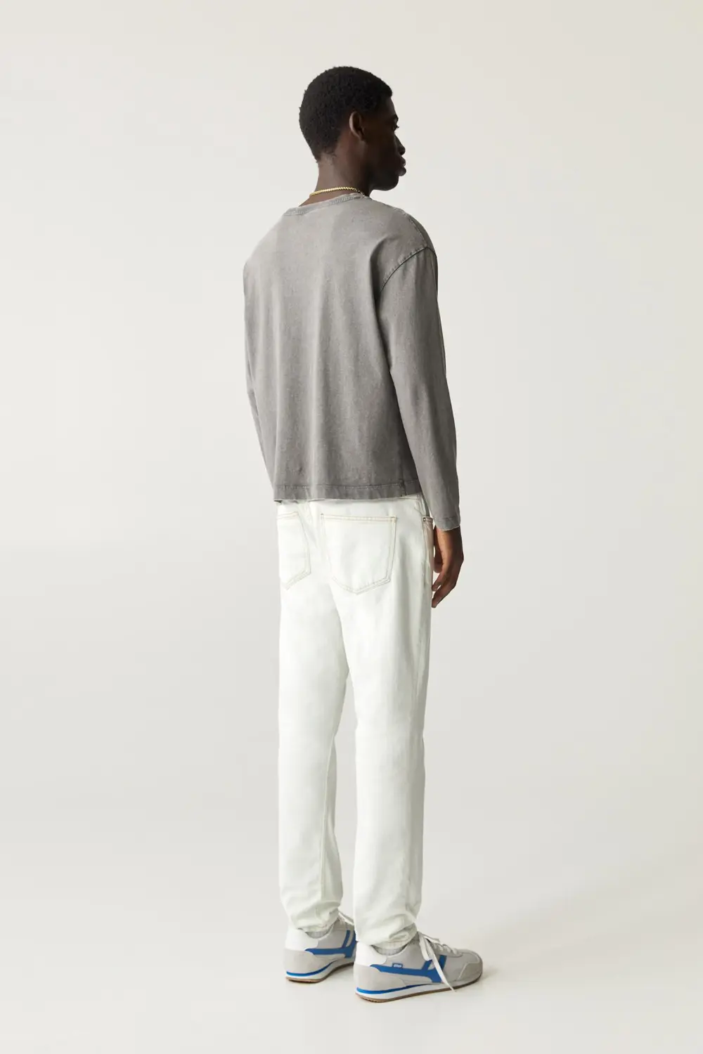 Slim fit jeans with seam details