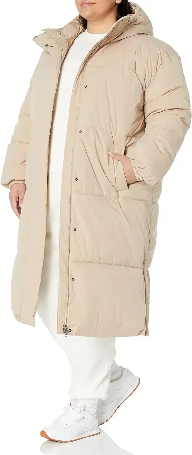Women's Oversized Long Puffer Jacket (Available in Plus Size)