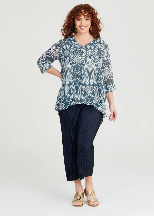 Pleat Culotte Pant