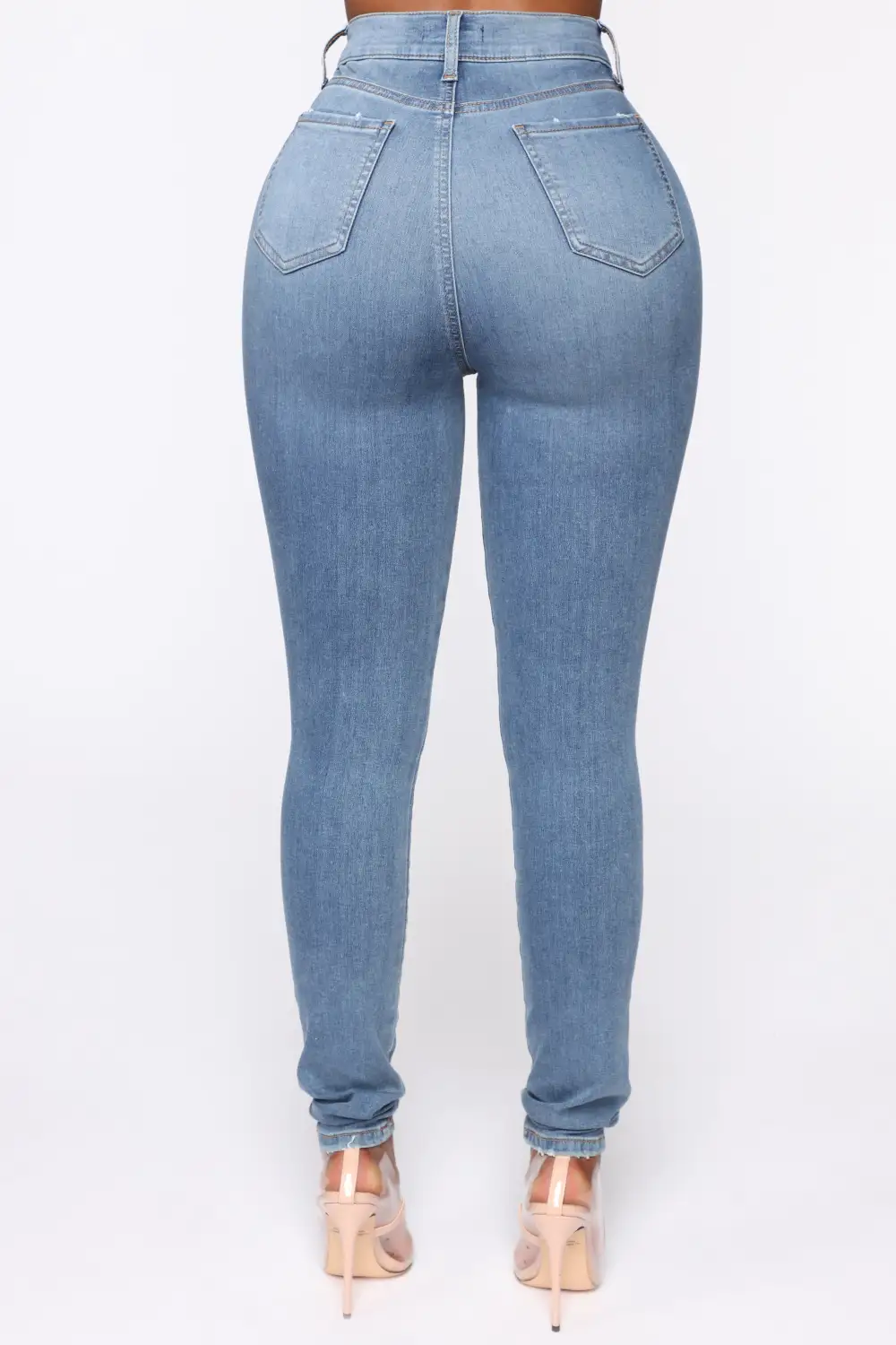 Flex Game Strong Super High Rise Skinny Jeans - Light Wash