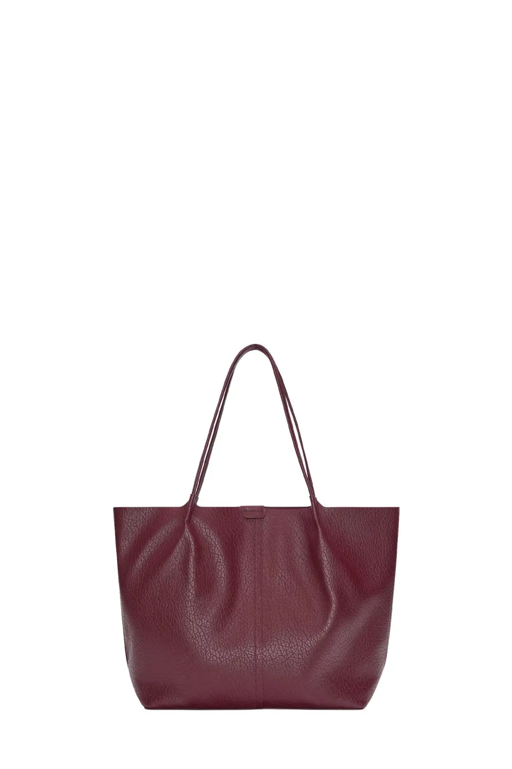 Bolso shopper efecto piel