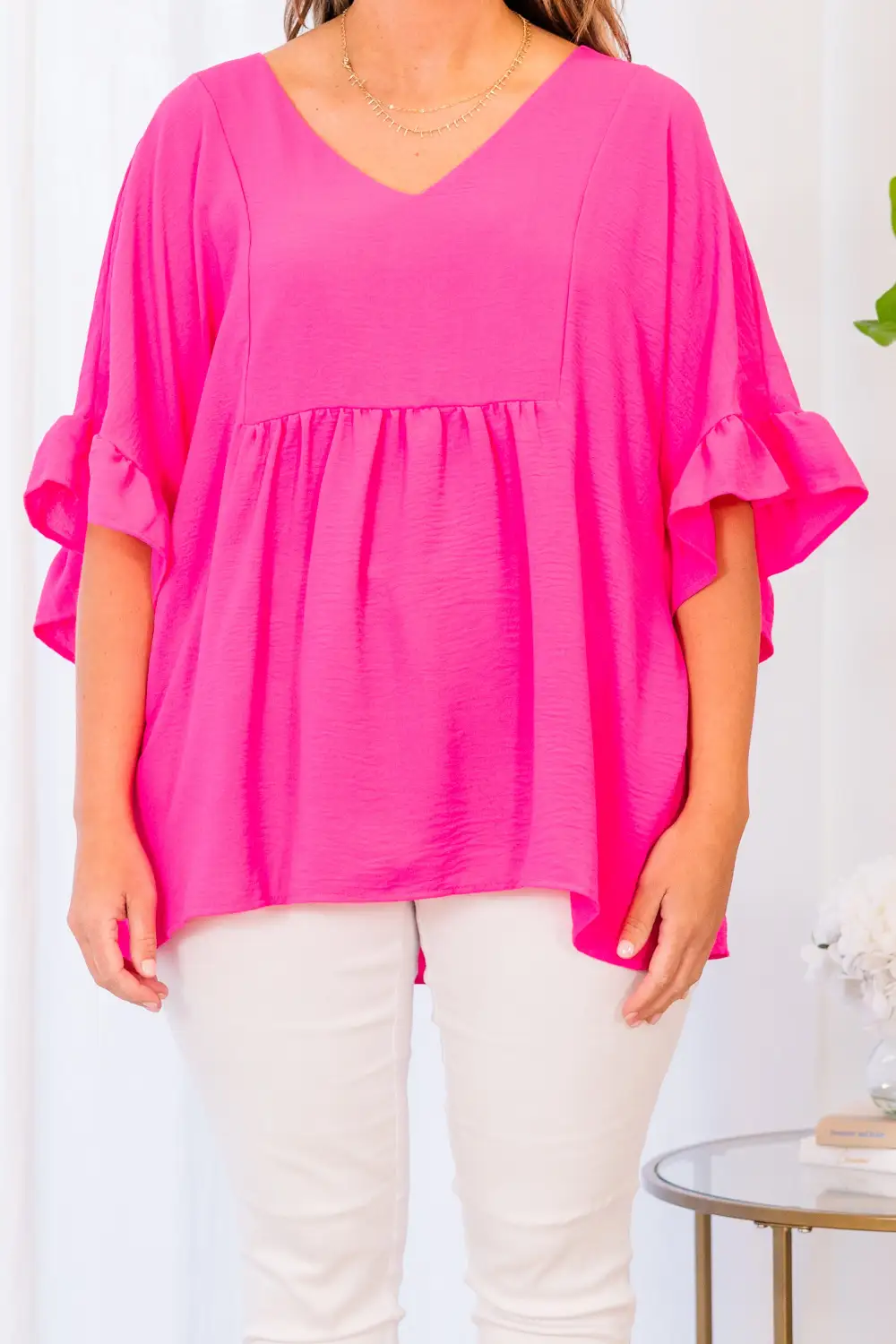 Holding Steady Top, Barbie Pink
