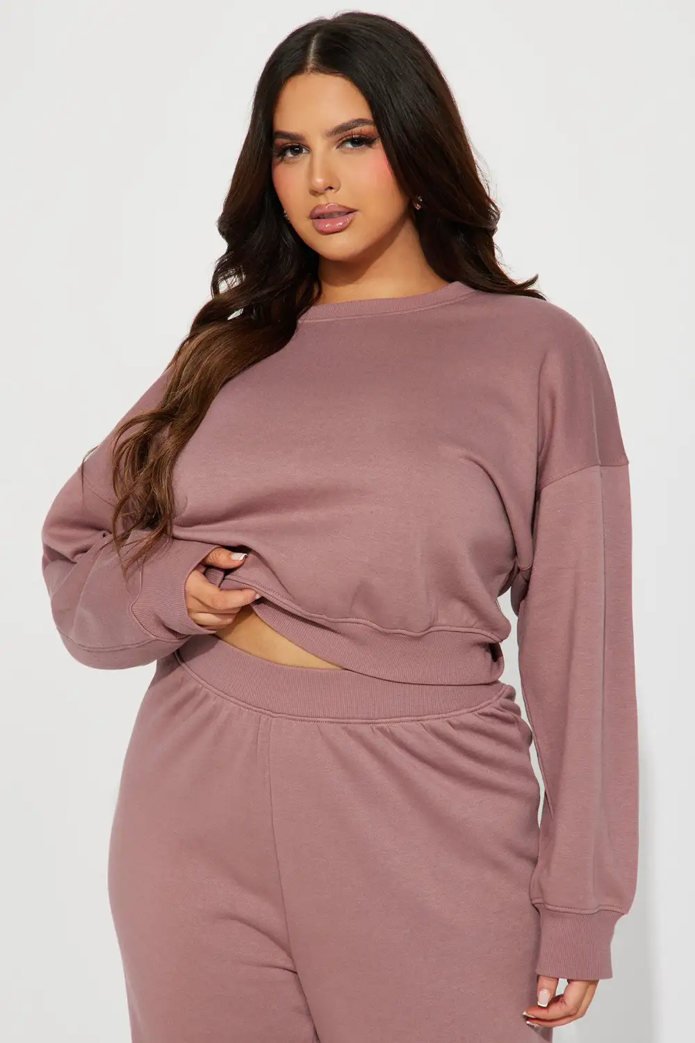 Do Not Disturb Sweatsuit - Mauve