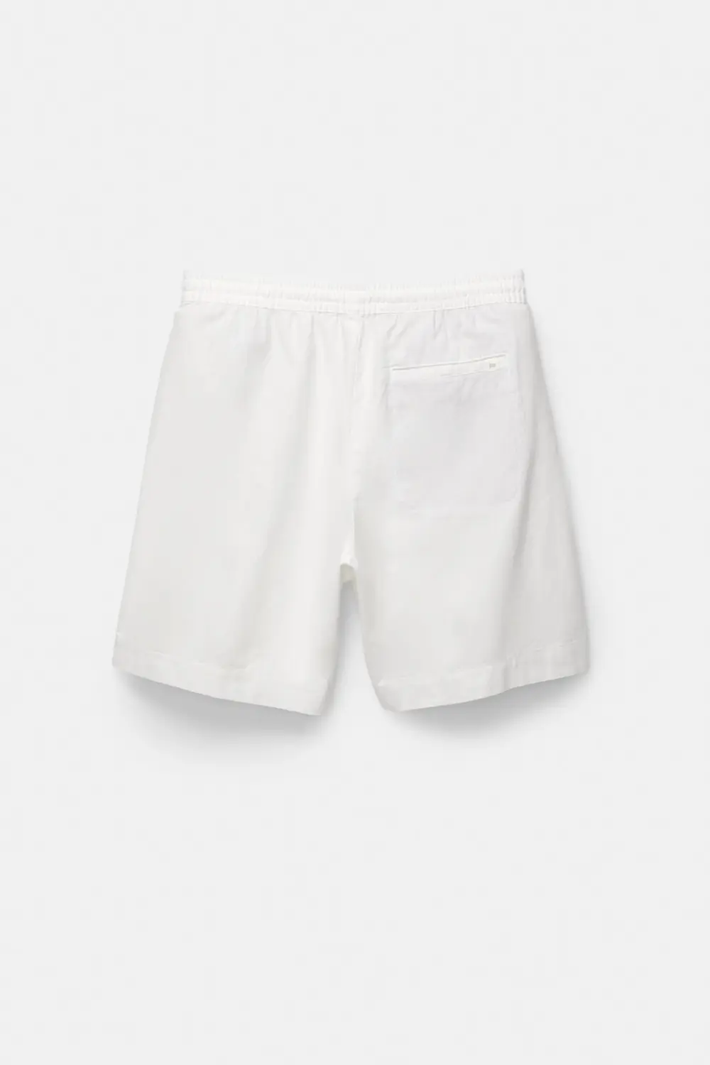 Linen blend jogger Bermuda shorts