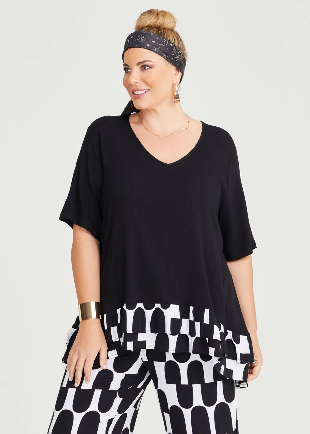Natural Retro Revival Top