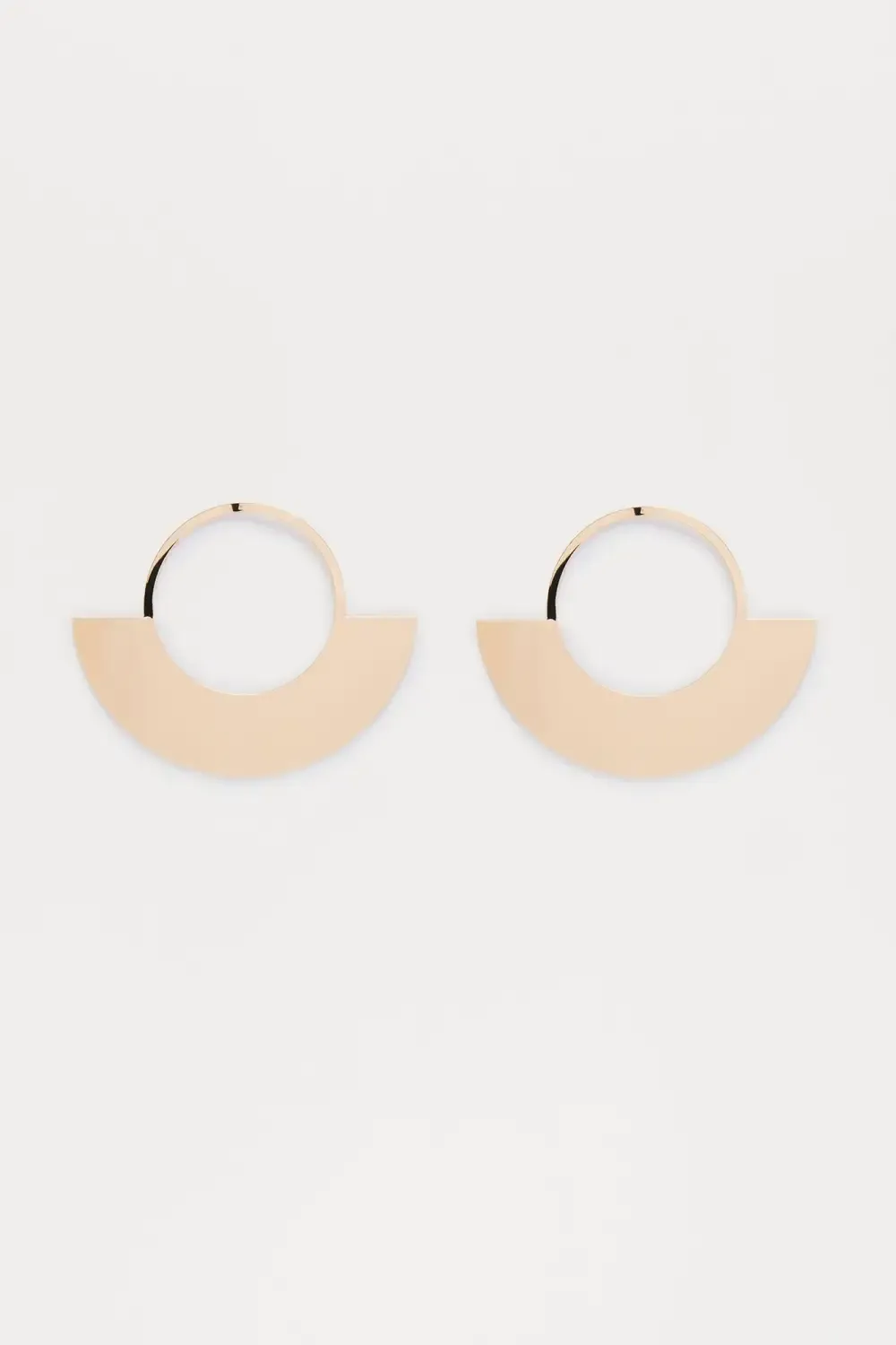 Enlightened Hoop Earrings - Gold