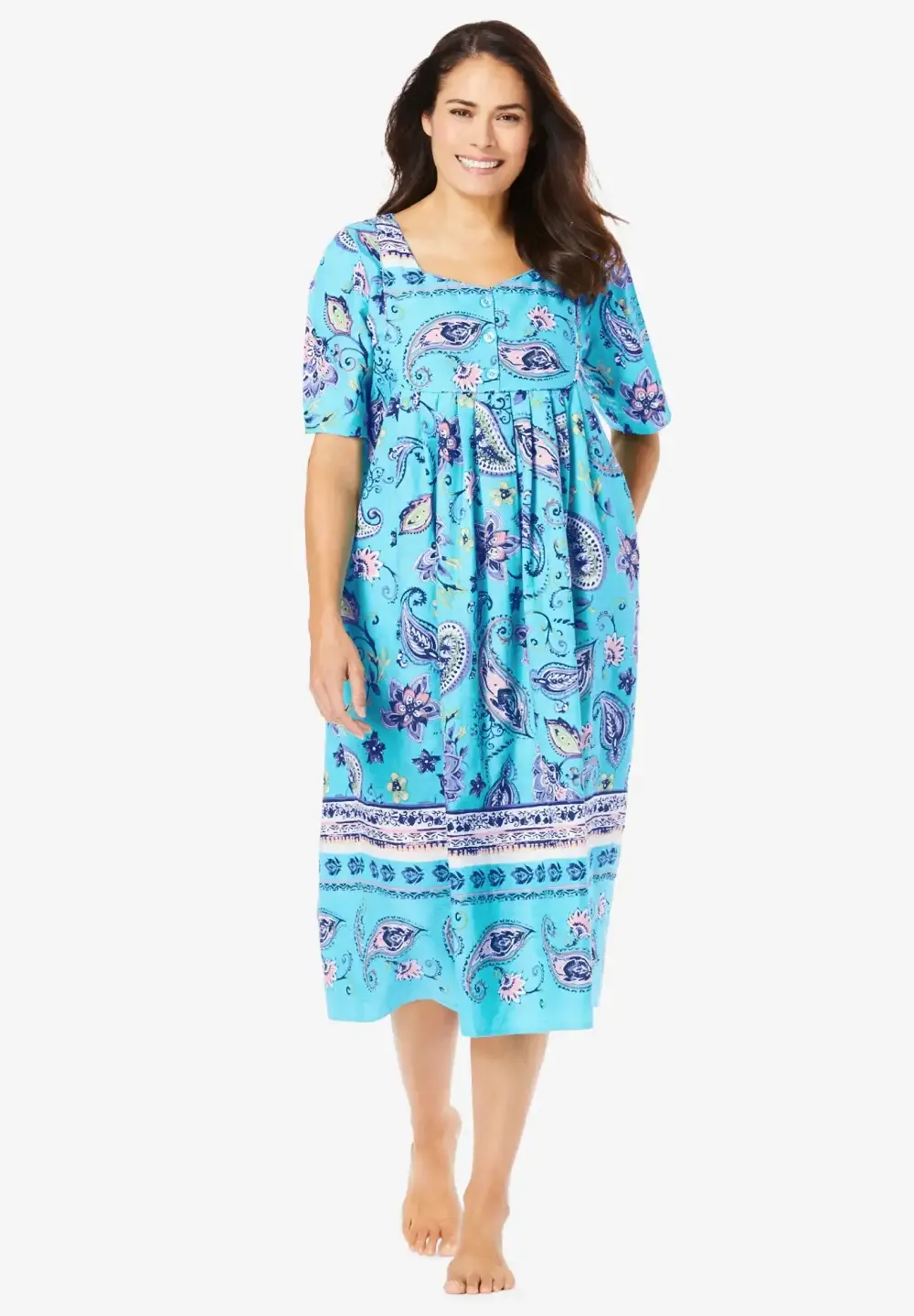 Mixed Print Short Lounger