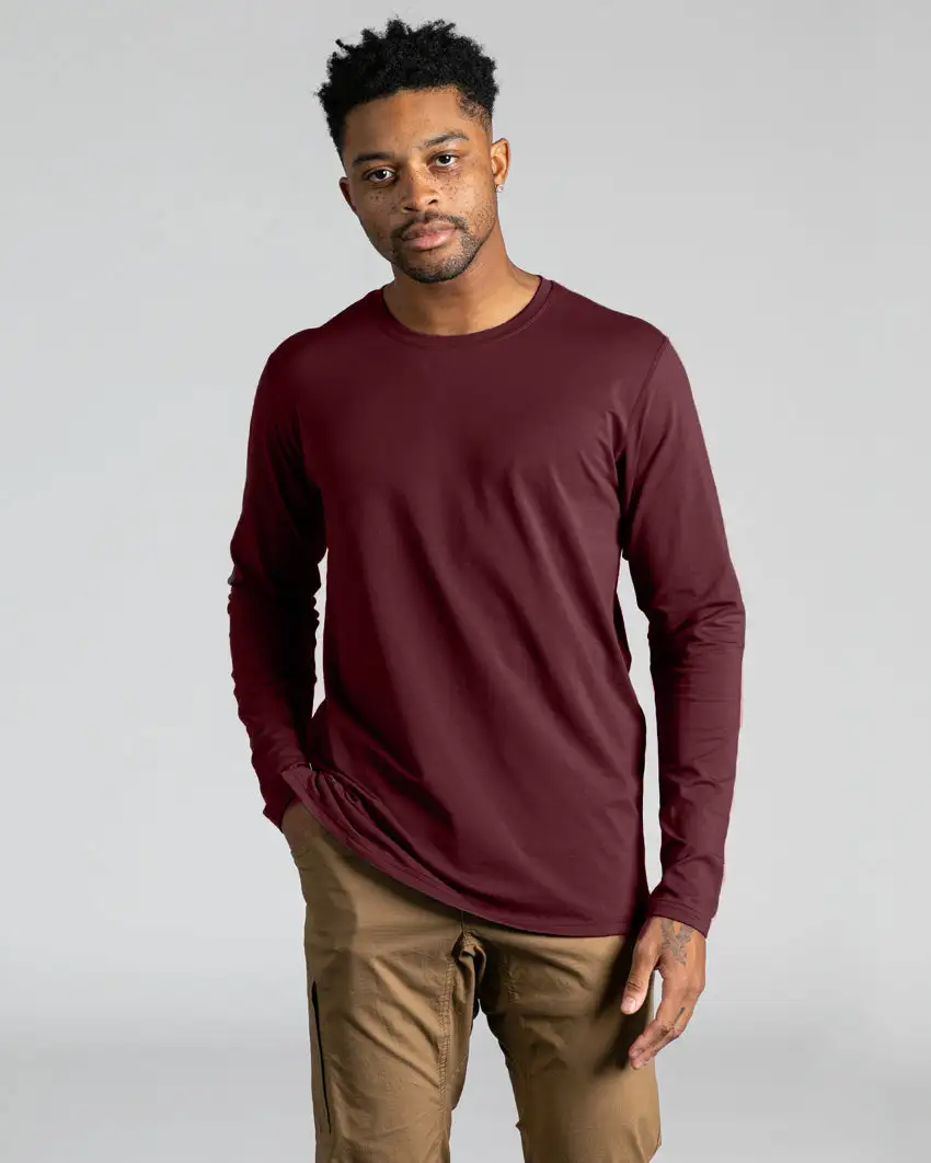 Long Sleeve: Lux Split Hem