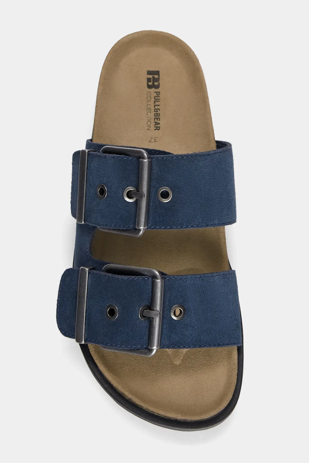 Sandalias planas serraje hebillas