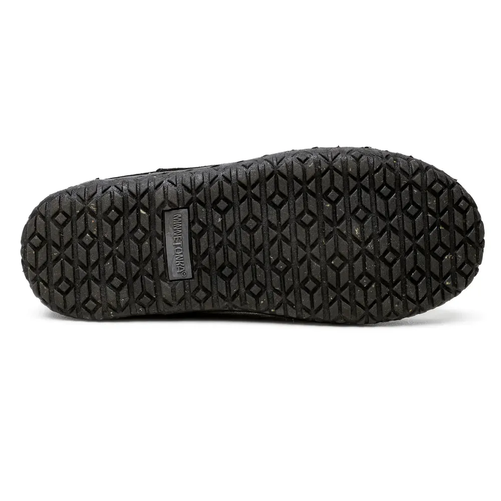 Minnetonka Women's Taren Suede Slip On Bootie Slippers