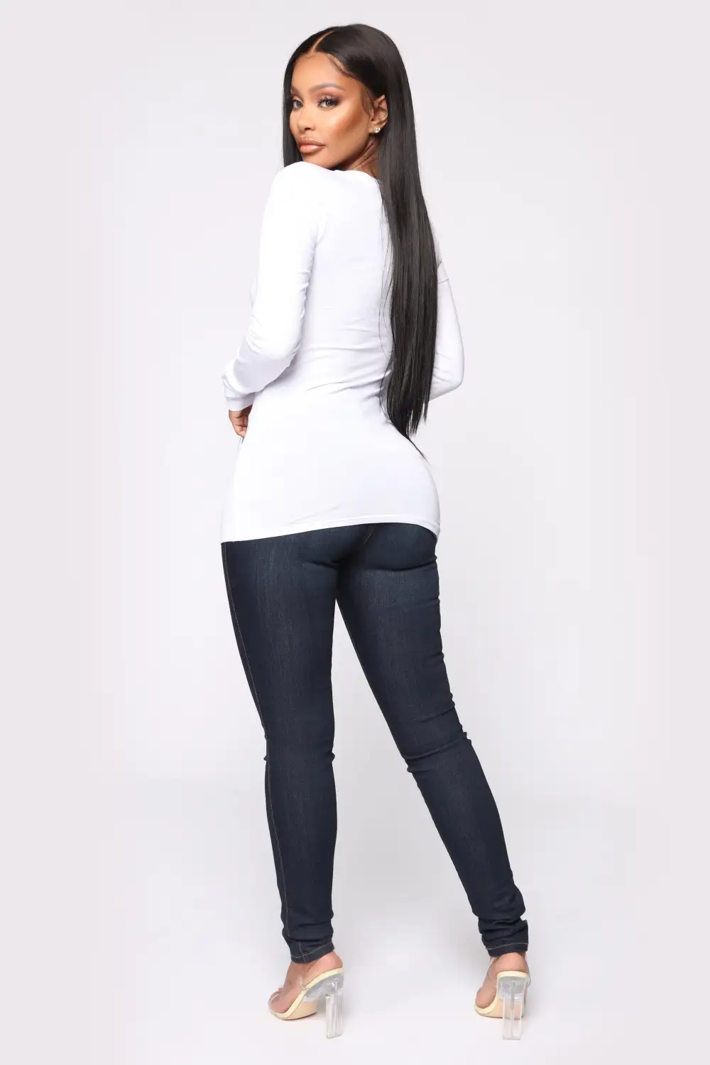 Your Everyday Long Sleeve Tee - White