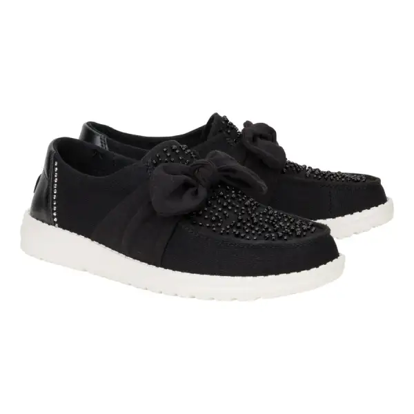 Wendy Bow Embellishment - Black