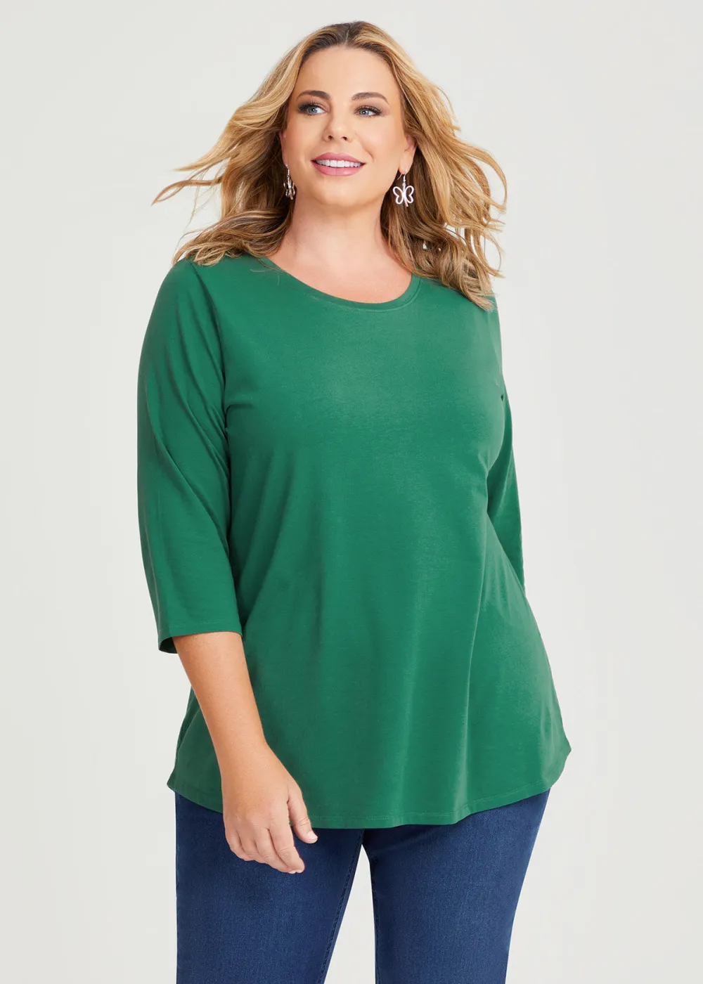 Australian Cotton 3/4 T-Shirt