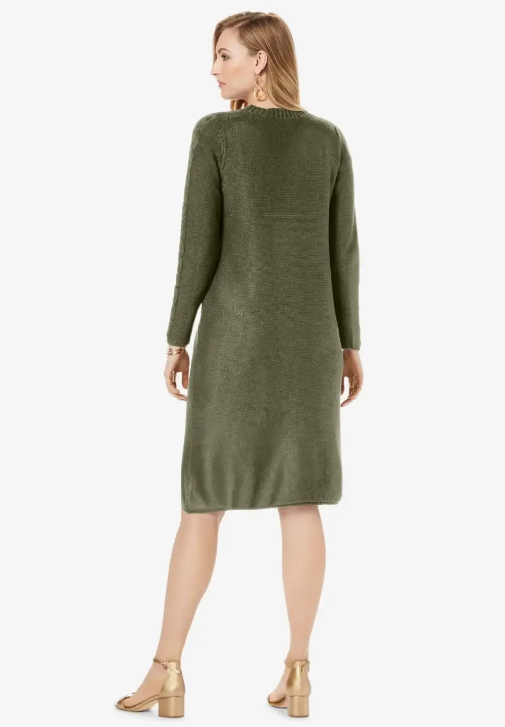 Cable Sweater Dress