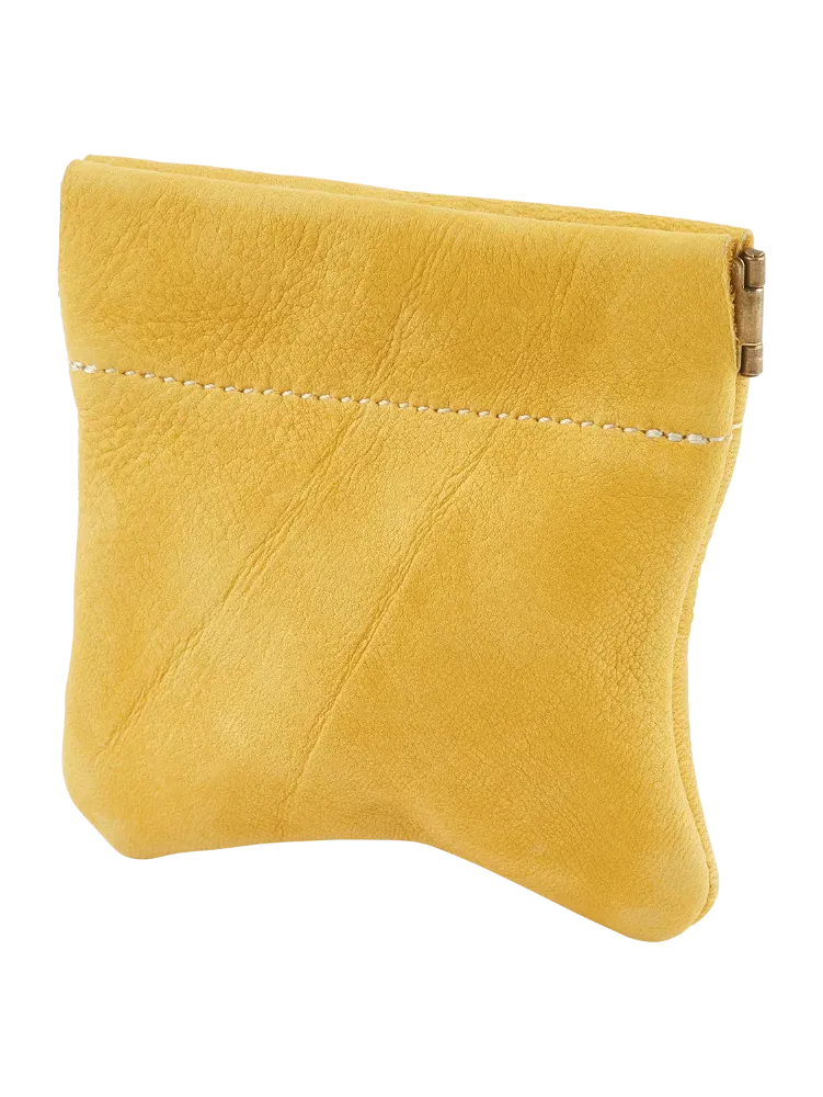 Leather Squeeze Coin Purse