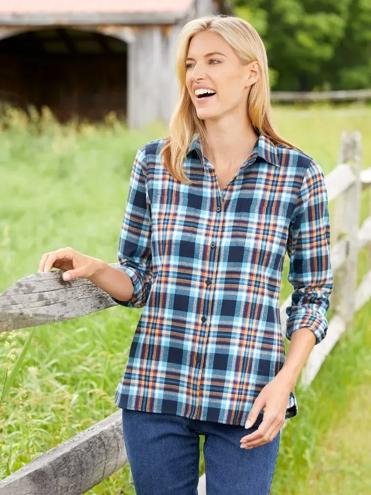 Women's Lightweight Flannel Shirt