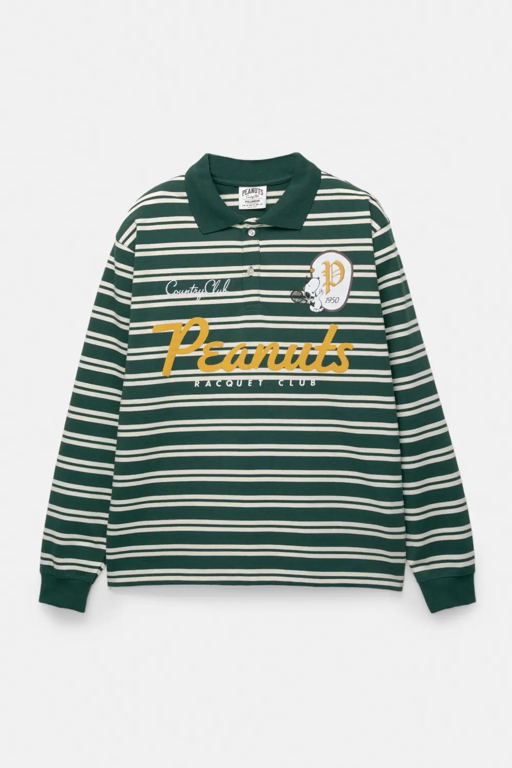 Striped Peanuts polo shirt