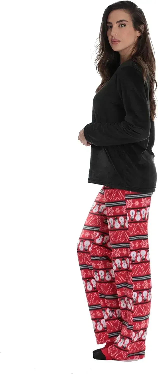 Women’s Pajama Pant Set - Nightgown with Matching Socks