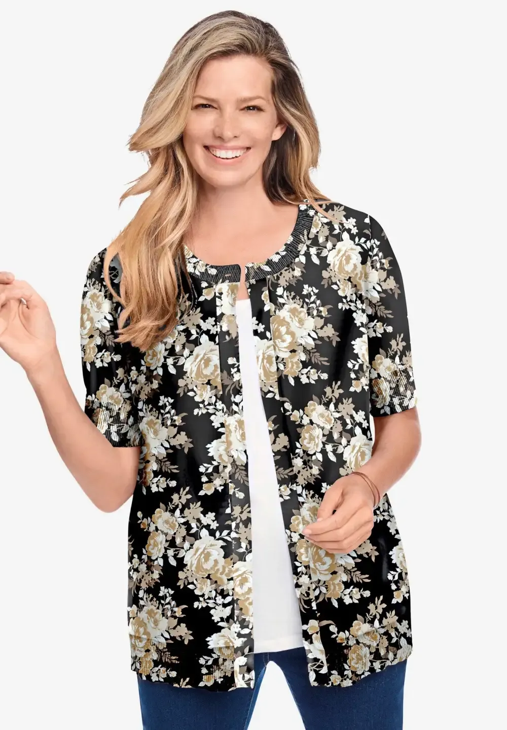 Perfect Elbow-Length Sleeve Cardigan