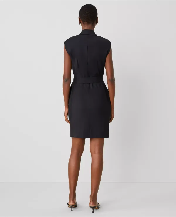 Lapel Sheath Dress